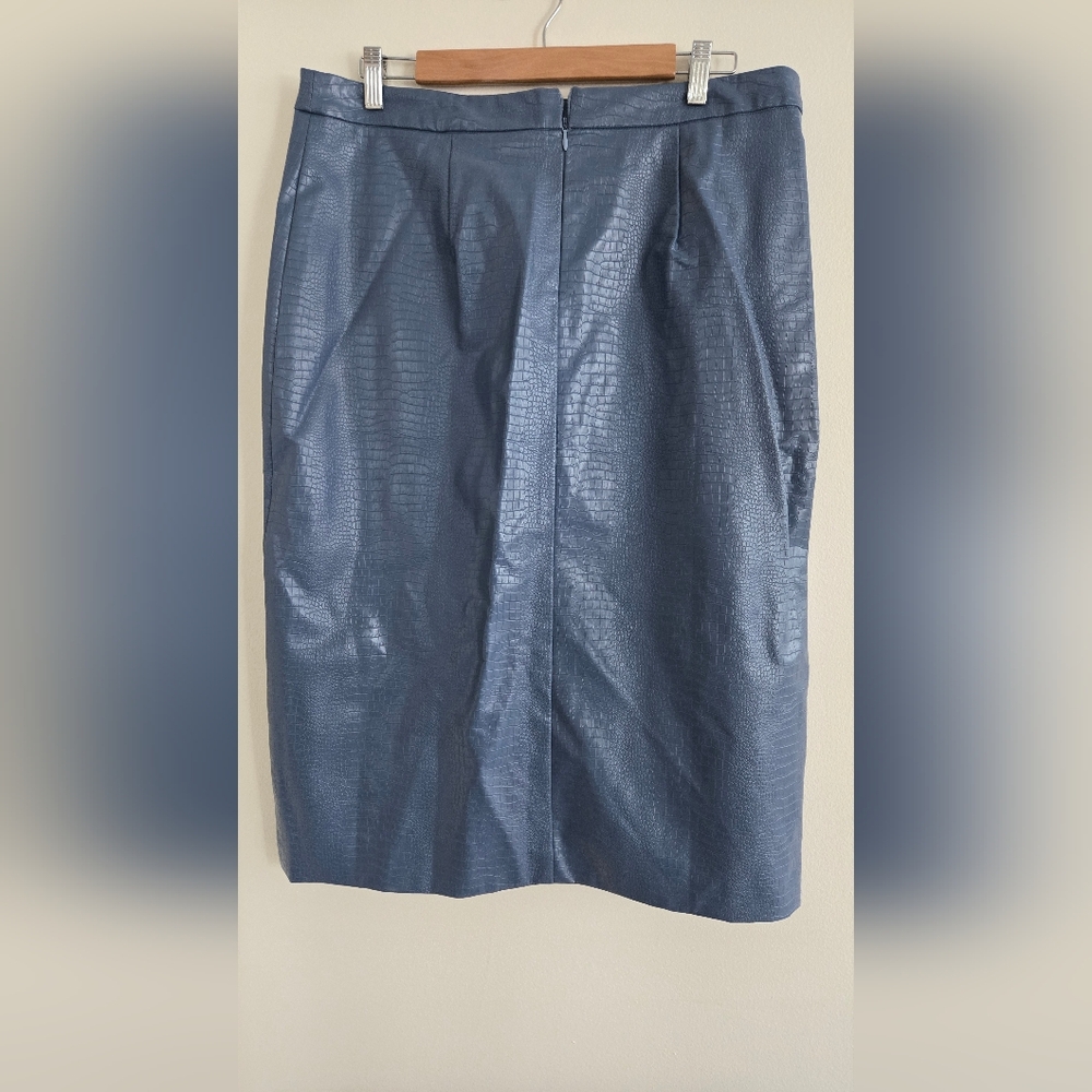 Anthropologie faux leather skirt